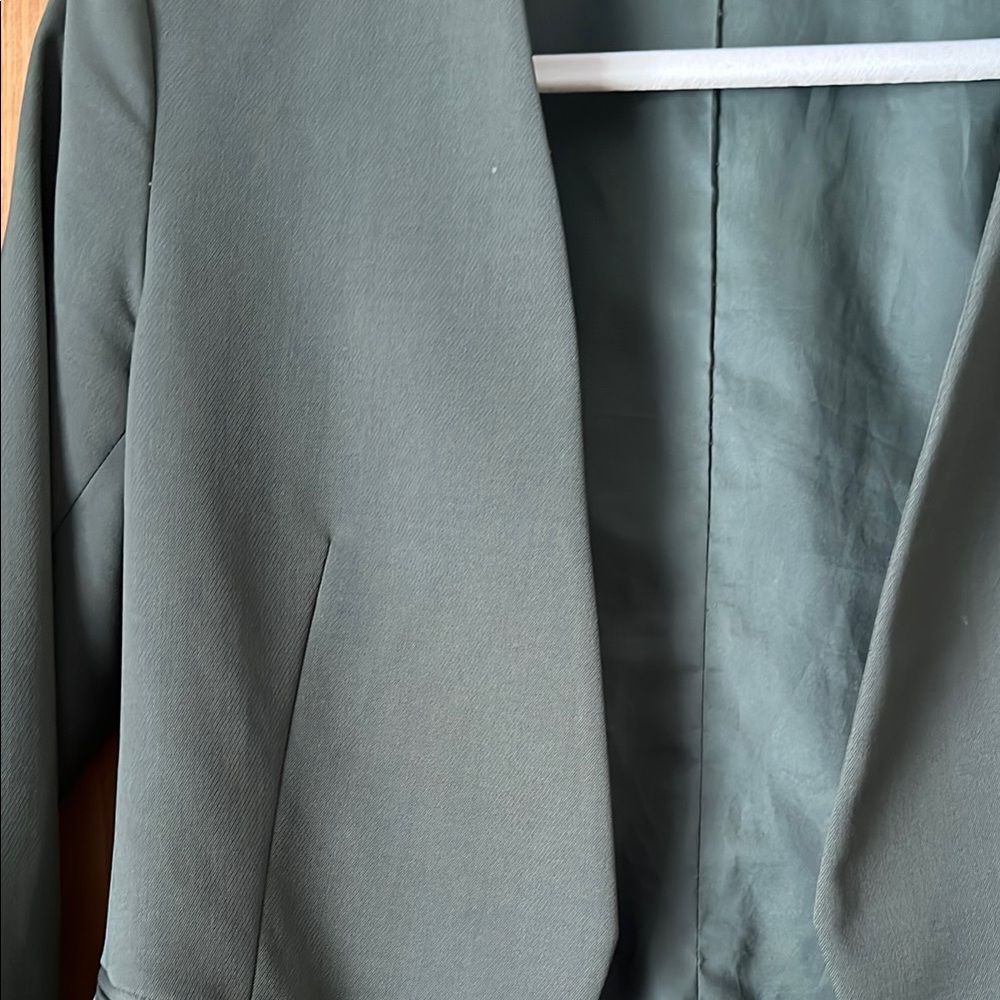 Theory  Women's Olive Blazer - Picture 3 of 13
